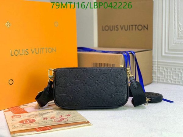 Louis Vuitton AAA+ Replica Multi Pochette Accessories Empreinte Noir LBP0422265027