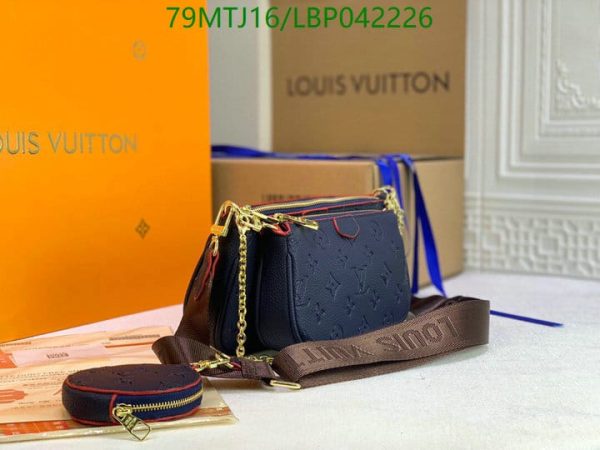 Louis Vuitton AAA+ Replica Multi Pochette Accessories Empreinte Noir LBP0422265027