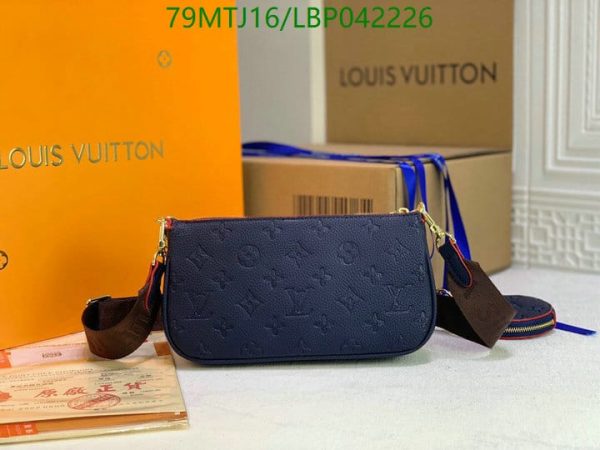 Louis Vuitton AAA+ Replica Multi Pochette Accessories Empreinte Noir LBP0422265027