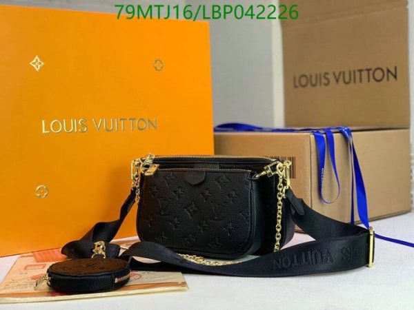 Louis Vuitton AAA+ Replica Multi Pochette Accessories Empreinte Noir LBP0422265027