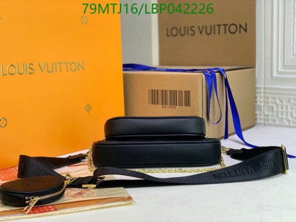 Louis Vuitton AAA+ Replica Multi Pochette Accessories Empreinte Noir LBP0422265027