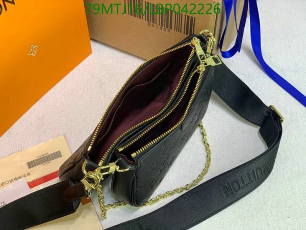 Louis Vuitton AAA+ Replica Multi Pochette Accessories Empreinte Noir LBP0422265027