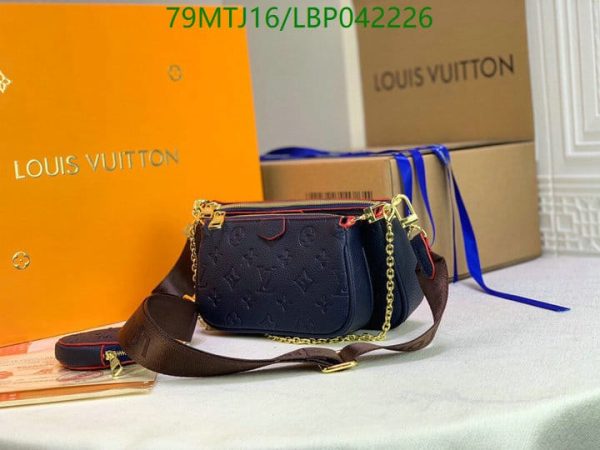 Louis Vuitton AAA+ Replica Multi Pochette Accessories Empreinte Noir LBP0422265027