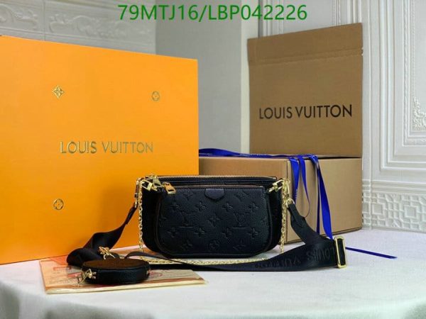 Louis Vuitton AAA+ Replica Multi Pochette Accessories Empreinte Noir LBP0422265027