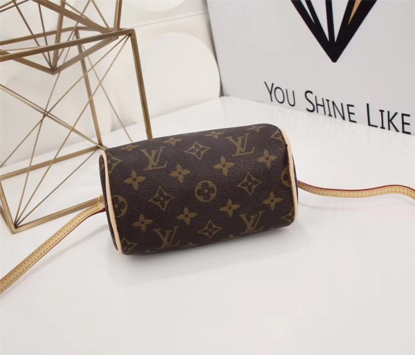 Louis Vuitton AAA+ Replica Nano Speedy Brown Bag LB03040557624