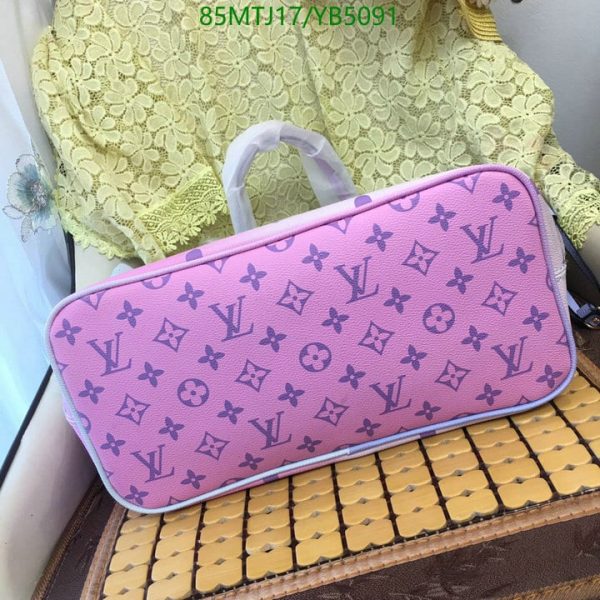 Louis Vuitton AAA+ Replica Neverfull Canvas Logo Monogram YB50918435695