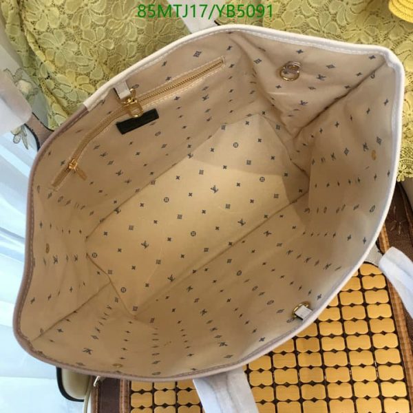 Louis Vuitton AAA+ Replica Neverfull Canvas Logo Monogram YB50918435695