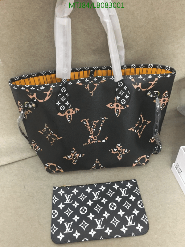 Louis Vuitton AAA+ Replica Neverfull Jungle MM Tote Bag LB08300156324