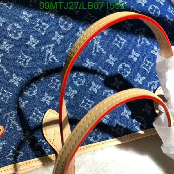 Louis Vuitton AAA+ Replica Neverfull Leather Tote Bag LB07159226482