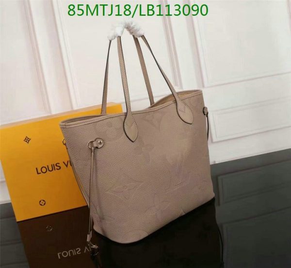 Louis Vuitton AAA+ Replica Neverfull Mm Empreinte Giant Tourterelle Tote Bag LB11309026816