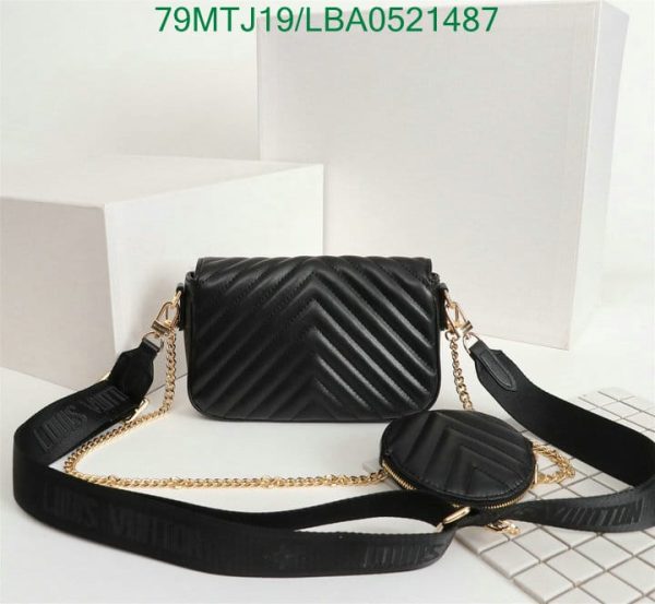 Louis Vuitton AAA+ Replica New Wave Multi Pochette Bag LBA0521487523