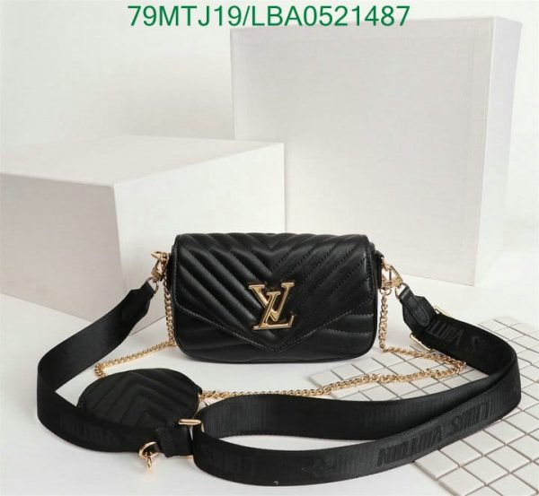 Louis Vuitton AAA+ Replica New Wave Multi Pochette Bag LBA0521487523