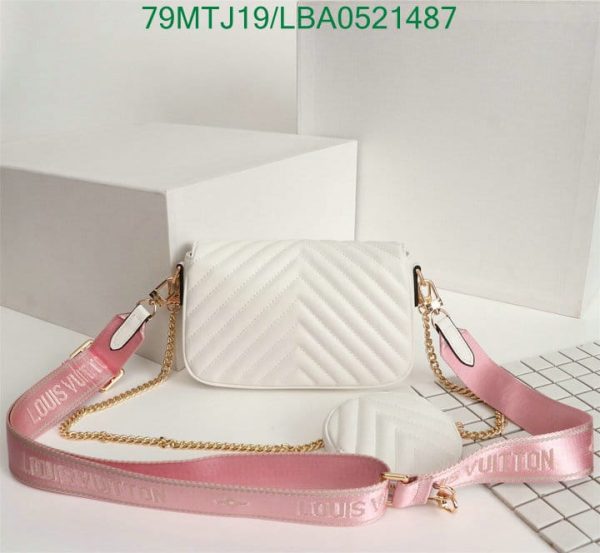 Louis Vuitton AAA+ Replica New Wave Multi Pochette Bag LBA0521487523