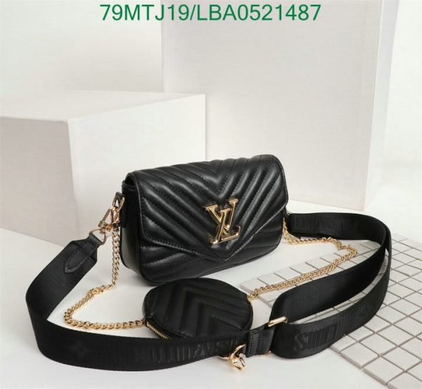 Louis Vuitton AAA+ Replica New Wave Multi Pochette Bag LBA0521487523