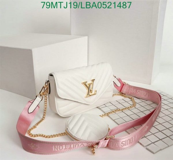 Louis Vuitton AAA+ Replica New Wave Multi Pochette Bag LBA0521487523