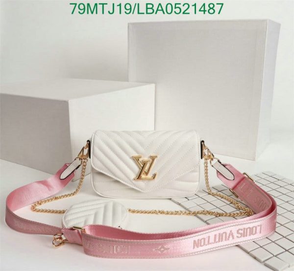 Louis Vuitton AAA+ Replica New Wave Multi Pochette Bag LBA0521487523