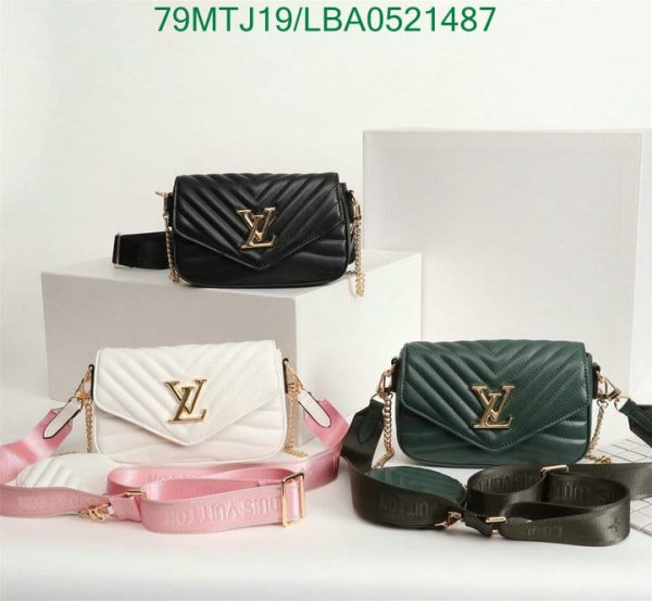 Louis Vuitton AAA+ Replica New Wave Multi Pochette Bag LBA0521487523