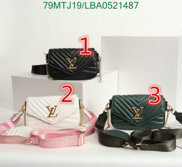 Louis Vuitton AAA+ Replica New Wave Multi Pochette Bag LBA0521487523