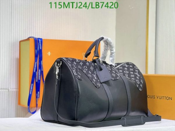 Louis Vuitton AAA+ Replica Nigo Keepall Bandouliere Bagpack LB74208654932