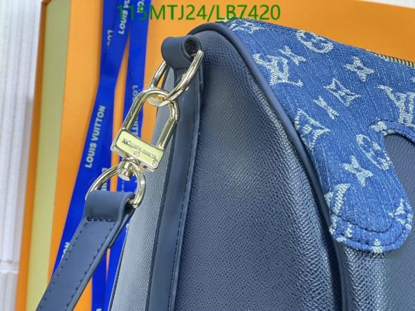 Louis Vuitton AAA+ Replica Nigo Keepall Bandouliere Bagpack LB74208654932