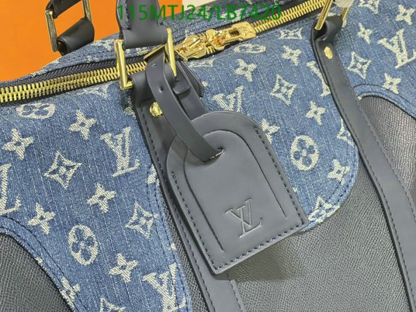 Louis Vuitton AAA+ Replica Nigo Keepall Bandouliere Bagpack LB74208654932