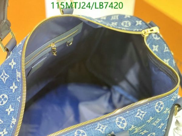 Louis Vuitton AAA+ Replica Nigo Keepall Bandouliere Bagpack LB74208654932