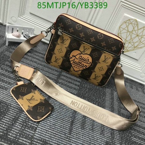 Louis Vuitton AAA+ Replica Nigo Trio Messenger Bag YB33898963547