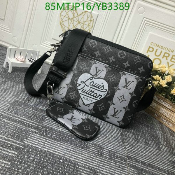 Louis Vuitton AAA+ Replica Nigo Trio Messenger Bag YB33898963547