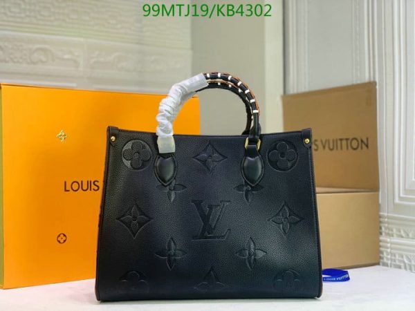 Louis Vuitton AAA+ Replica ONTHEGO Leopard Black  KB43028642075