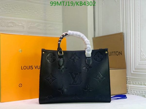 Louis Vuitton AAA+ Replica ONTHEGO Leopard Black  KB43028642075