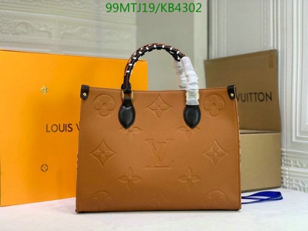 Louis Vuitton AAA+ Replica ONTHEGO Leopard Black  KB43028642075