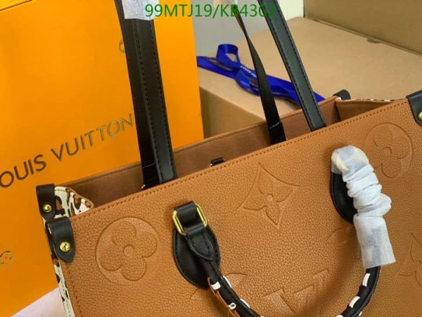 Louis Vuitton AAA+ Replica ONTHEGO Leopard Black  KB43028642075