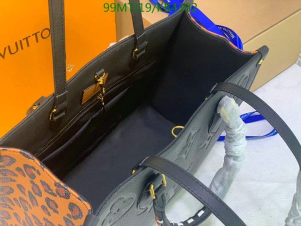 Louis Vuitton AAA+ Replica ONTHEGO Leopard Black  KB43028642075