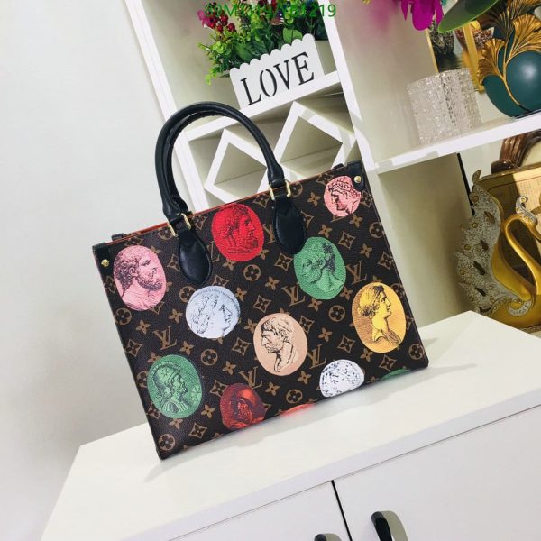 Louis Vuitton AAA+ Replica Onthego Cameo Printed Canvas  YB12193654872