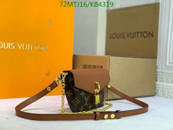 Louis Vuitton AAA+ Replica Padlock On Strap Bag KB43193476589