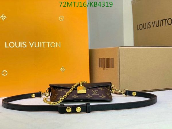 Louis Vuitton AAA+ Replica Padlock On Strap Bag KB43193476589