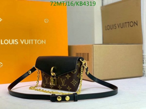 Louis Vuitton AAA+ Replica Padlock On Strap Bag KB43193476589