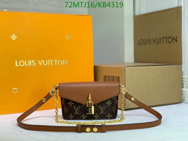 Louis Vuitton AAA+ Replica Padlock On Strap Bag KB43193476589