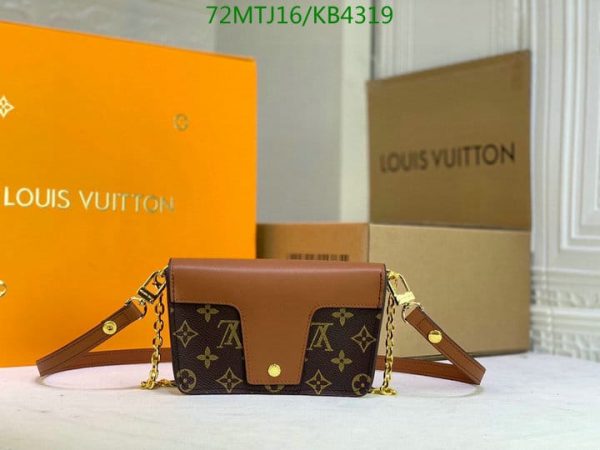 Louis Vuitton AAA+ Replica Padlock On Strap Bag KB43193476589