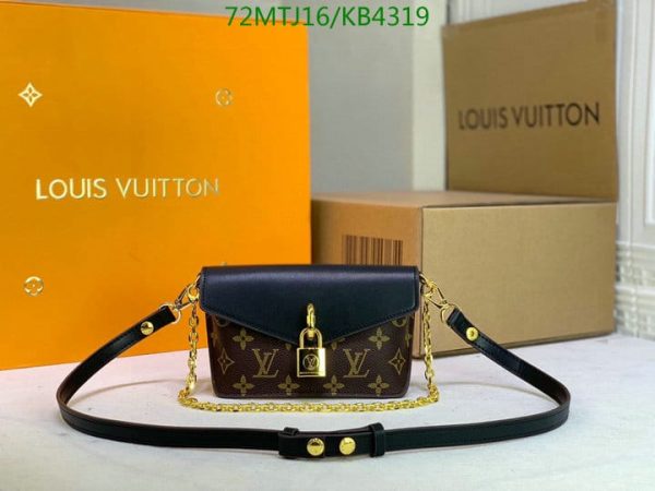 Louis Vuitton AAA+ Replica Padlock On Strap Bag KB43193476589