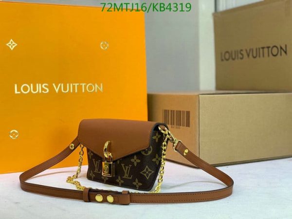 Louis Vuitton AAA+ Replica Padlock On Strap Bag KB43193476589