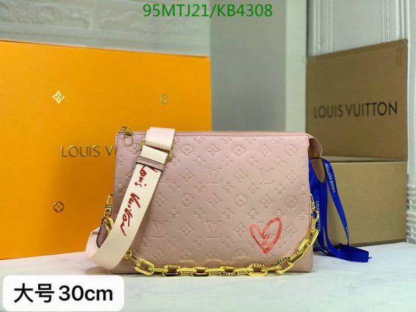 Louis Vuitton AAA+ Replica Pink Lambskin KB43086543974