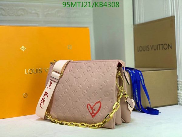 Louis Vuitton AAA+ Replica Pink Lambskin KB43086543974