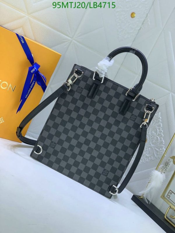 Louis Vuitton AAA+ Replica Plat Cross Grey Sac LB47157498264