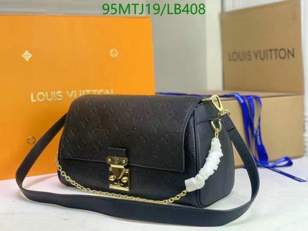 Louis Vuitton AAA+ Replica Pochette Metis in Black LB40884356908