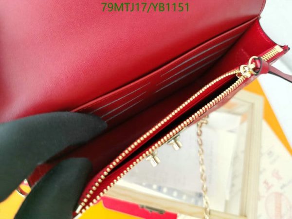 Louis Vuitton AAA+ Replica Leather Handbag In Red YB11516543789