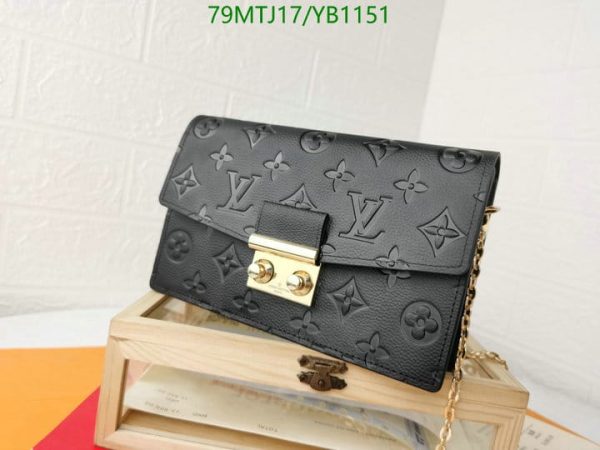 Louis Vuitton AAA+ Replica Leather Handbag In Red YB11516543789