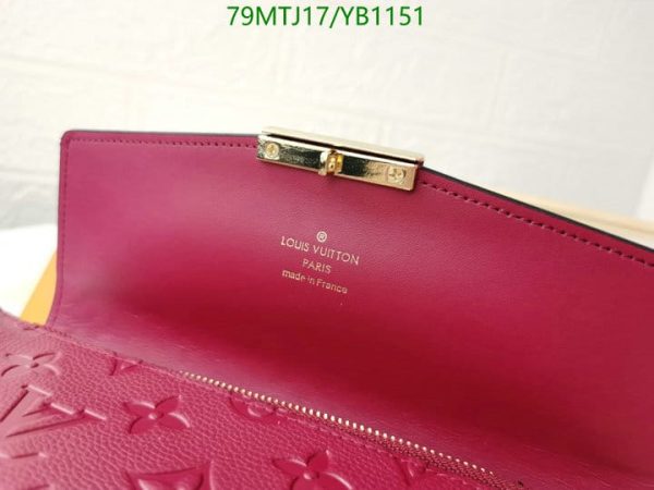 Louis Vuitton AAA+ Replica Leather Handbag In Red YB11516543789