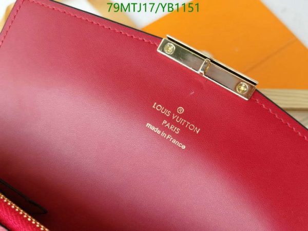 Louis Vuitton AAA+ Replica Leather Handbag In Red YB11516543789