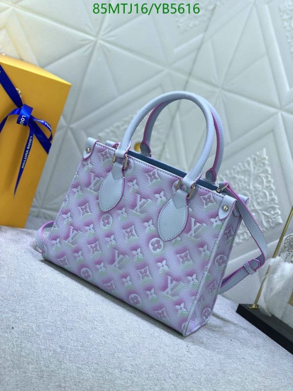 Louis Vuitton AAA+ Replica Purple Empreinte Montaigne MM Bag YB56167435965